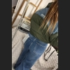 Stylowa kurtka puchowa khaki & jeans